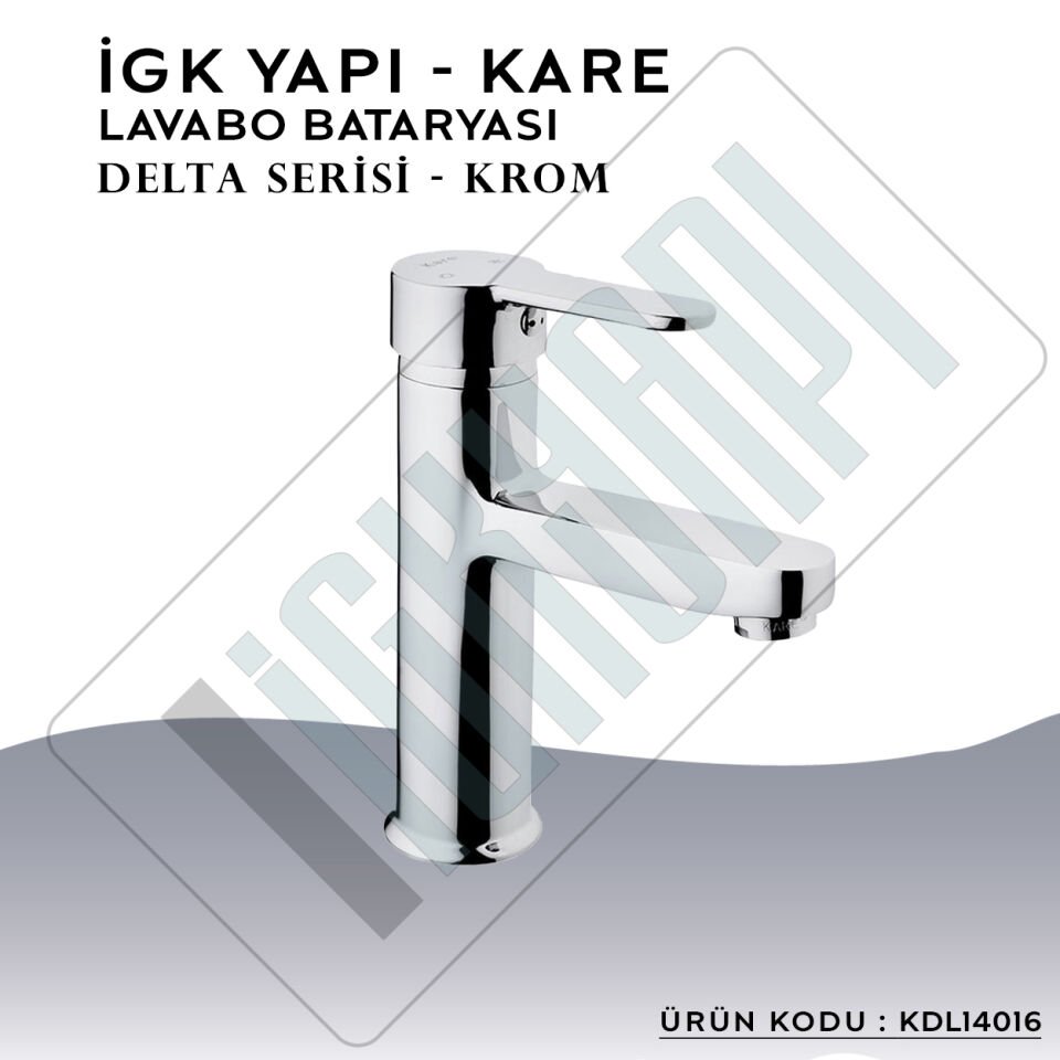 İGK YAPI – KARE KDL14016 Delta Lavabo Bataryası