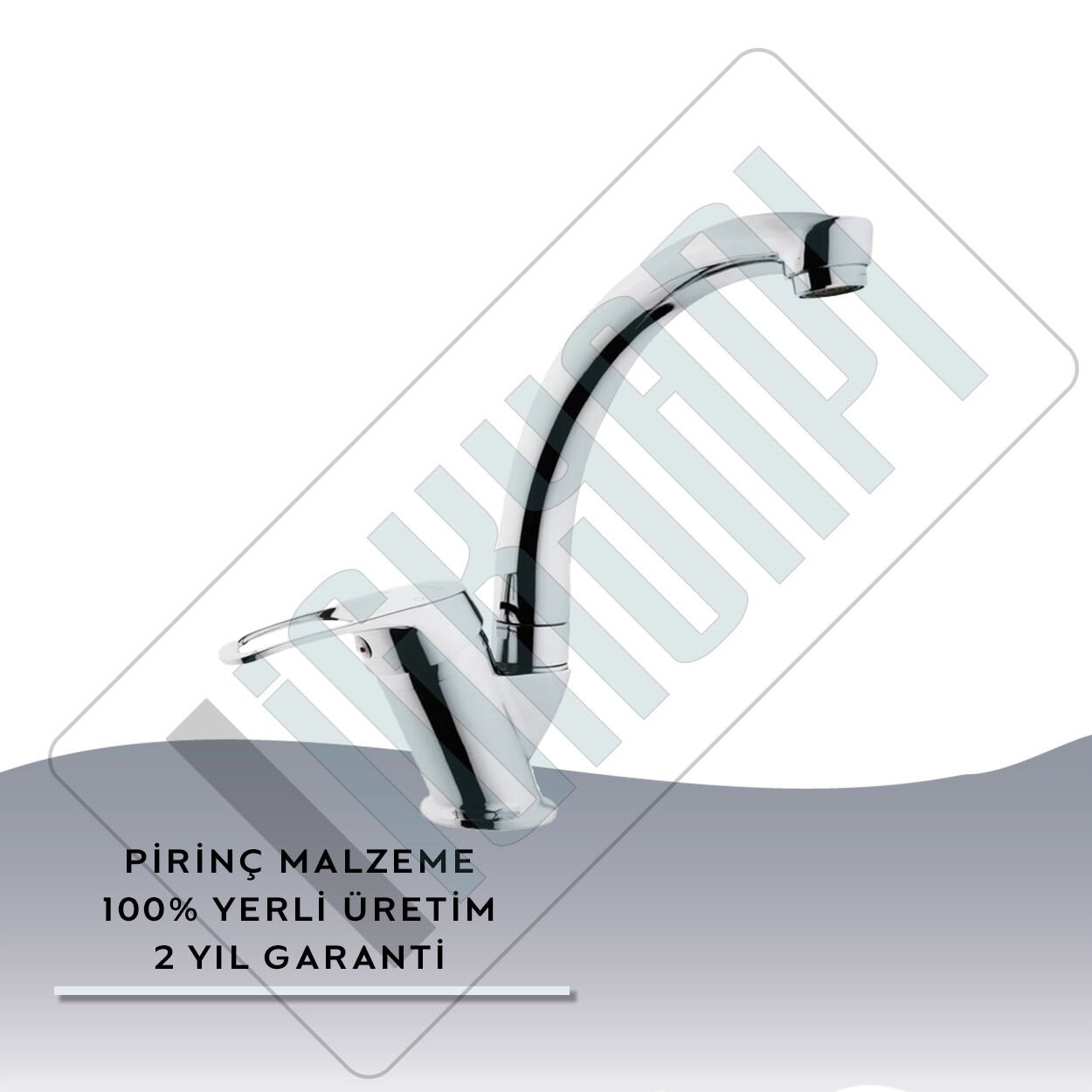 İGK YAPI – KARE KMI4002 Miracle  Kuğu Lavabo Bataryası