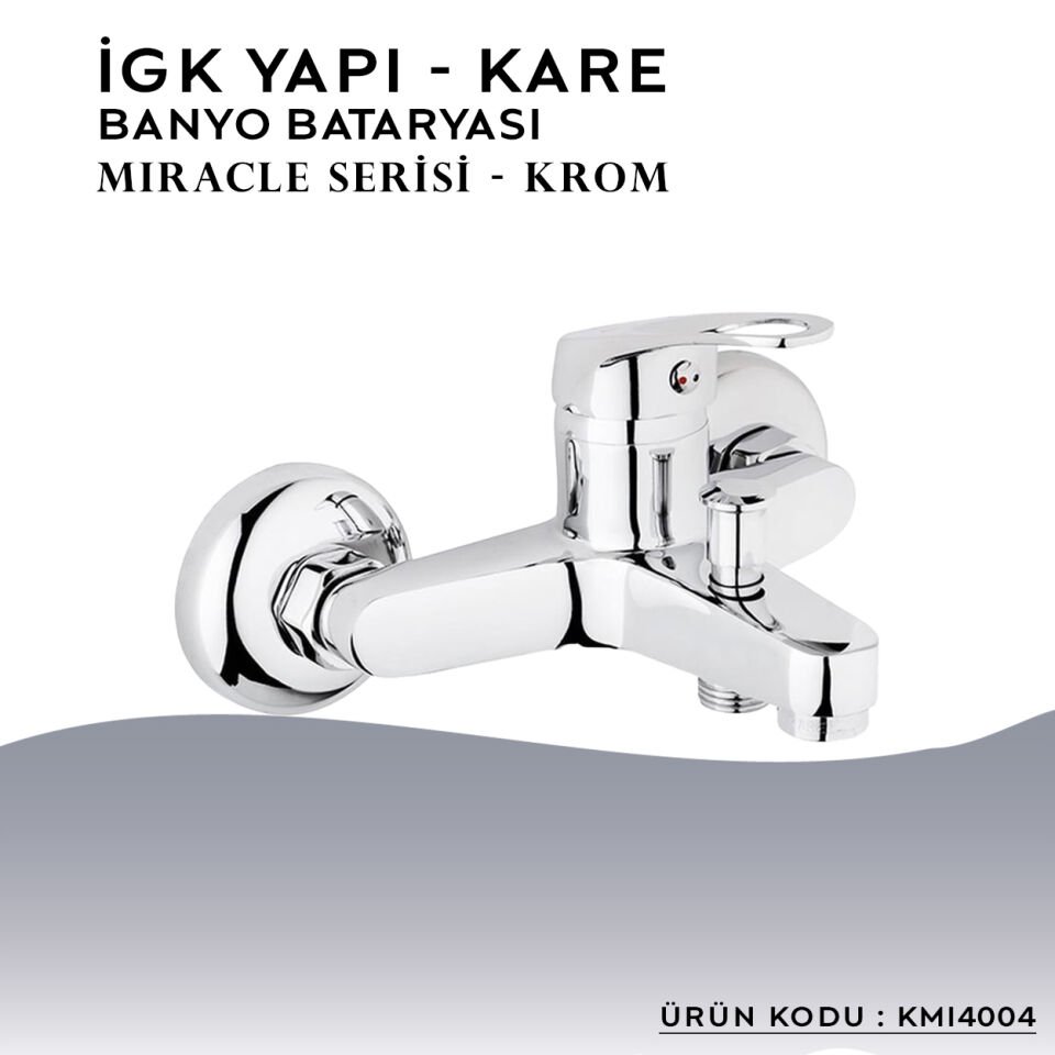 İGK YAPI – KARE KMI4004 Miracle Banyo Bataryası