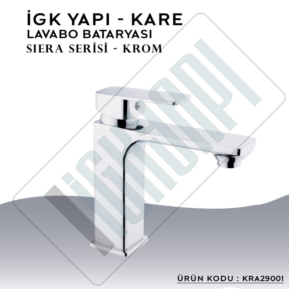 İGK YAPI – KARE KRA29001 Siera Lavabo Bataryası