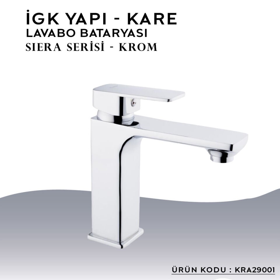 İGK YAPI – KARE KRA29001 Siera Lavabo Bataryası