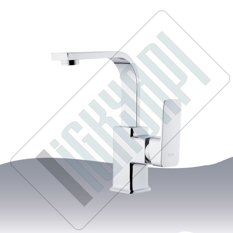 İGK YAPI – KARE KRA29002 Siera Kuğu Lavabo Bataryası