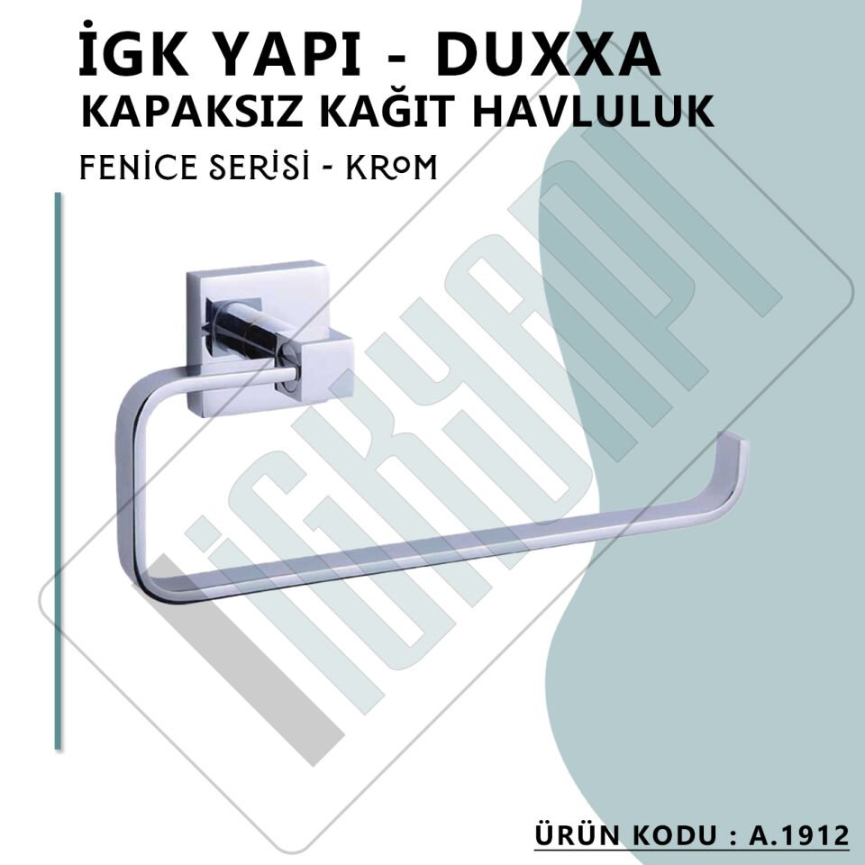 İGK YAPI - Duxxa Fenice Kapaksız Kağıt Havluluk Krom (A.1912)