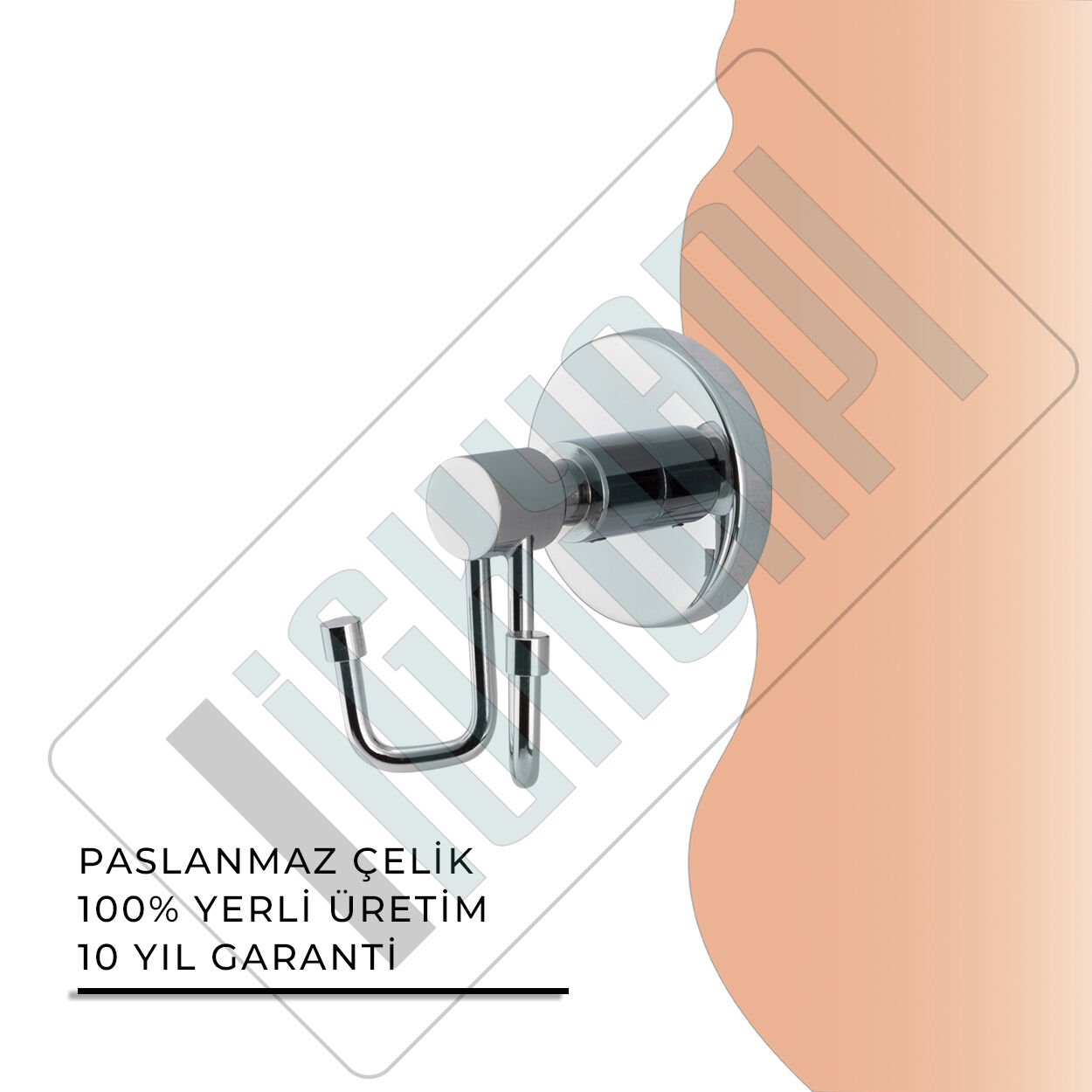 İGK YAPI - Çelik Banyo Flora Bornozluk Çiftli (FL10-002)