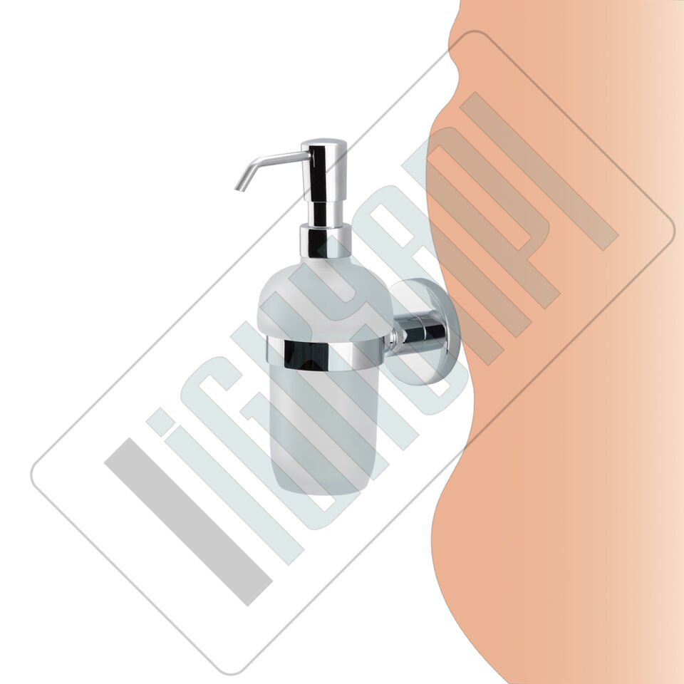 İGK YAPI - Çelik Banyo Flora Montajlı Sıvı Sabunluk (FL10-027)