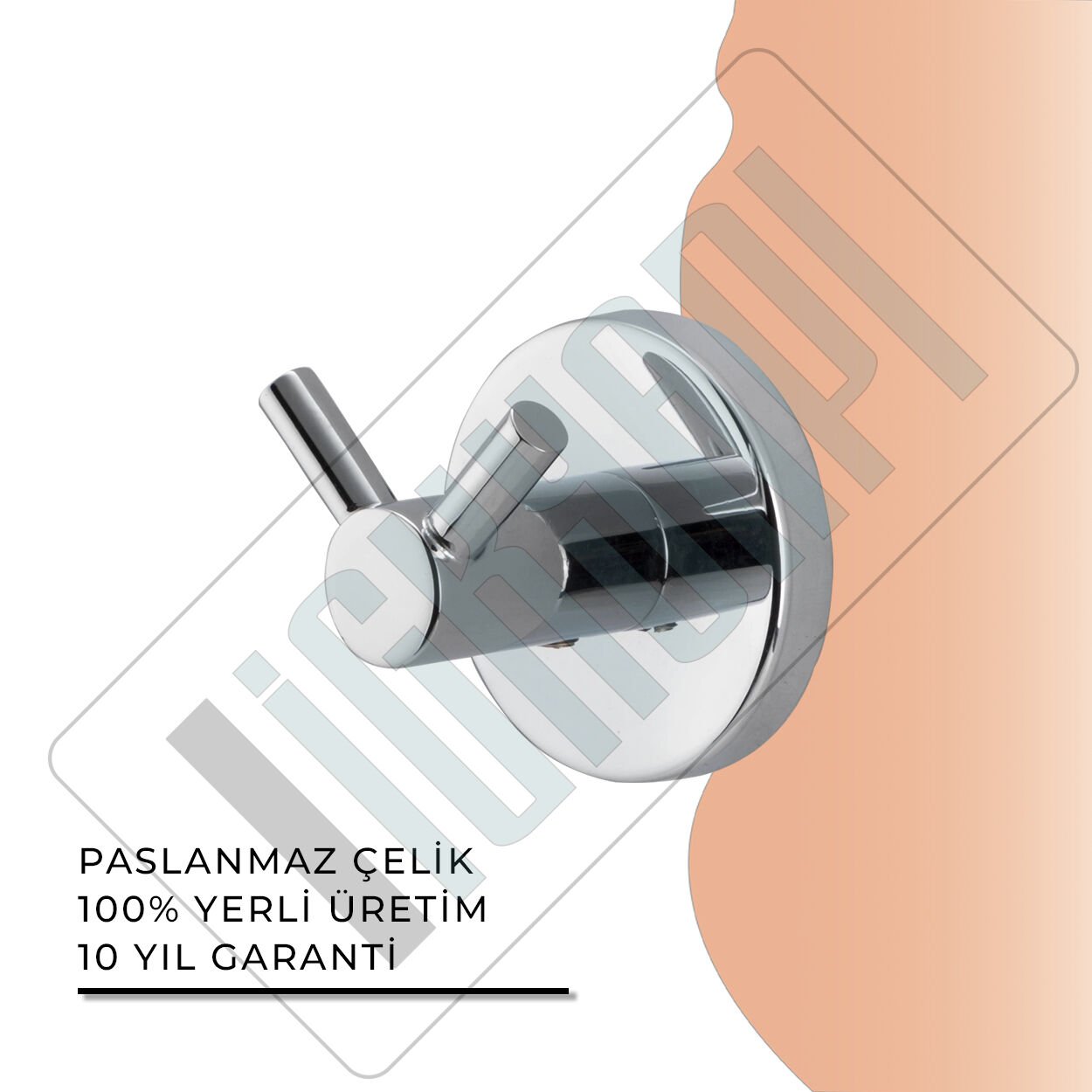 İGK YAPI - Çelik Banyo Flora Çiftli Askılık (FL10-038)