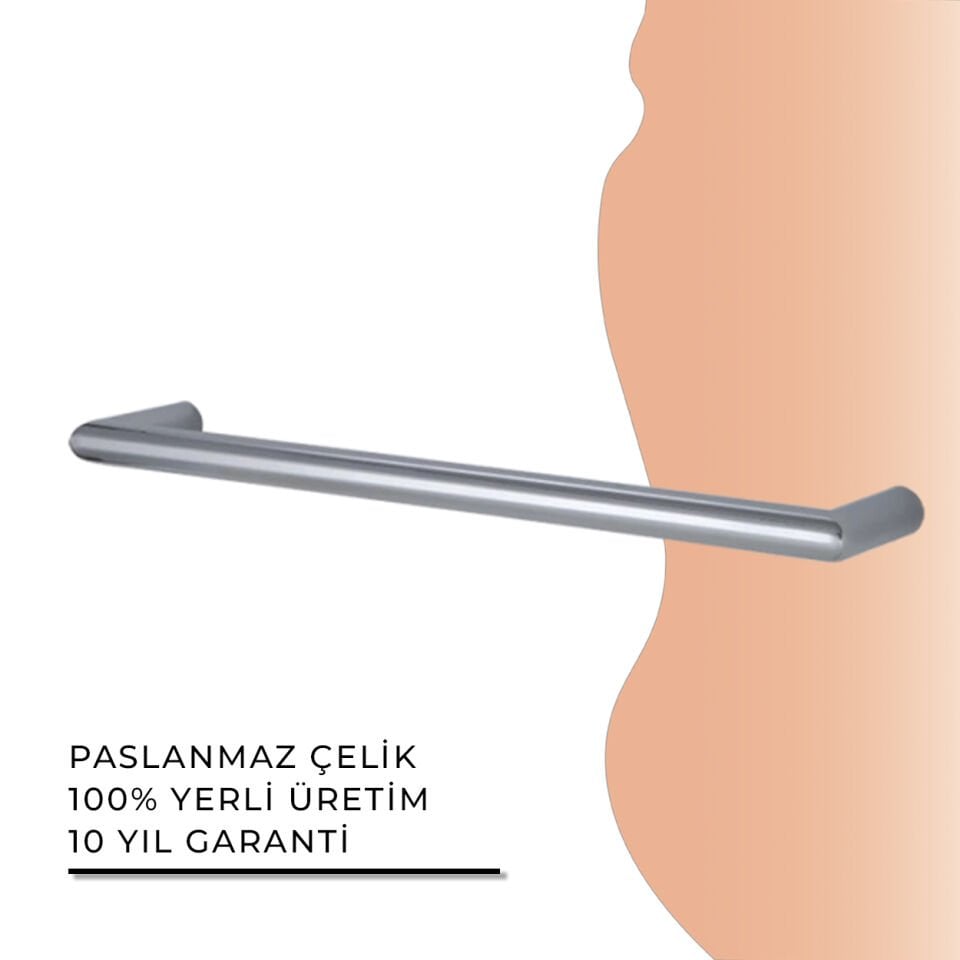 İGK YAPI - Çelik Banyo Flora Rozetsiz Küvet Kolu 17cm (FL10-059)
