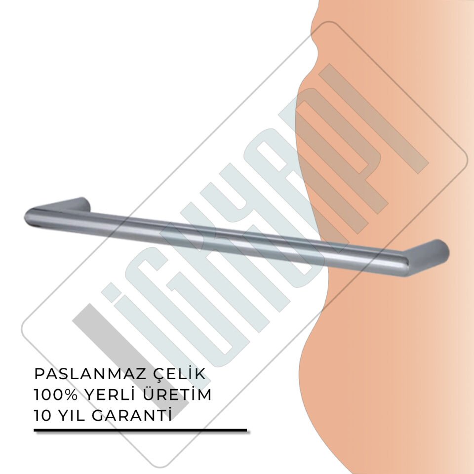 İGK YAPI - Çelik Banyo Flora Rozetsiz Küvet Kolu 40cm (FL10-061)