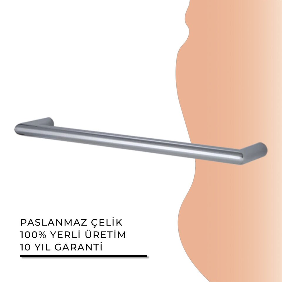 İGK YAPI - Çelik Banyo Flora Rozetsiz Küvet Kolu 40cm (FL10-061)
