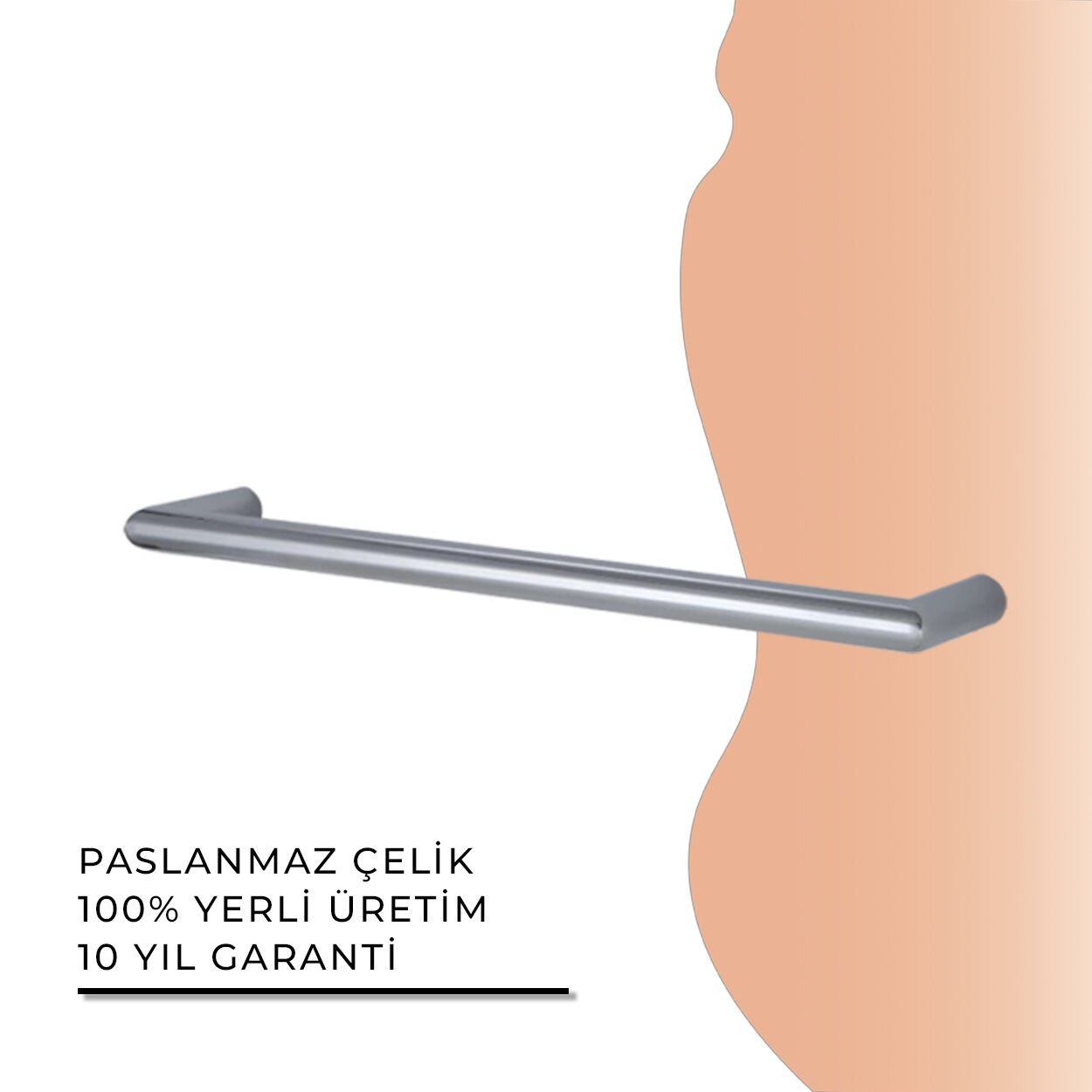 İGK YAPI - Çelik Banyo Flora Rozetsiz Küvet Kolu 60cm (FL10-063)
