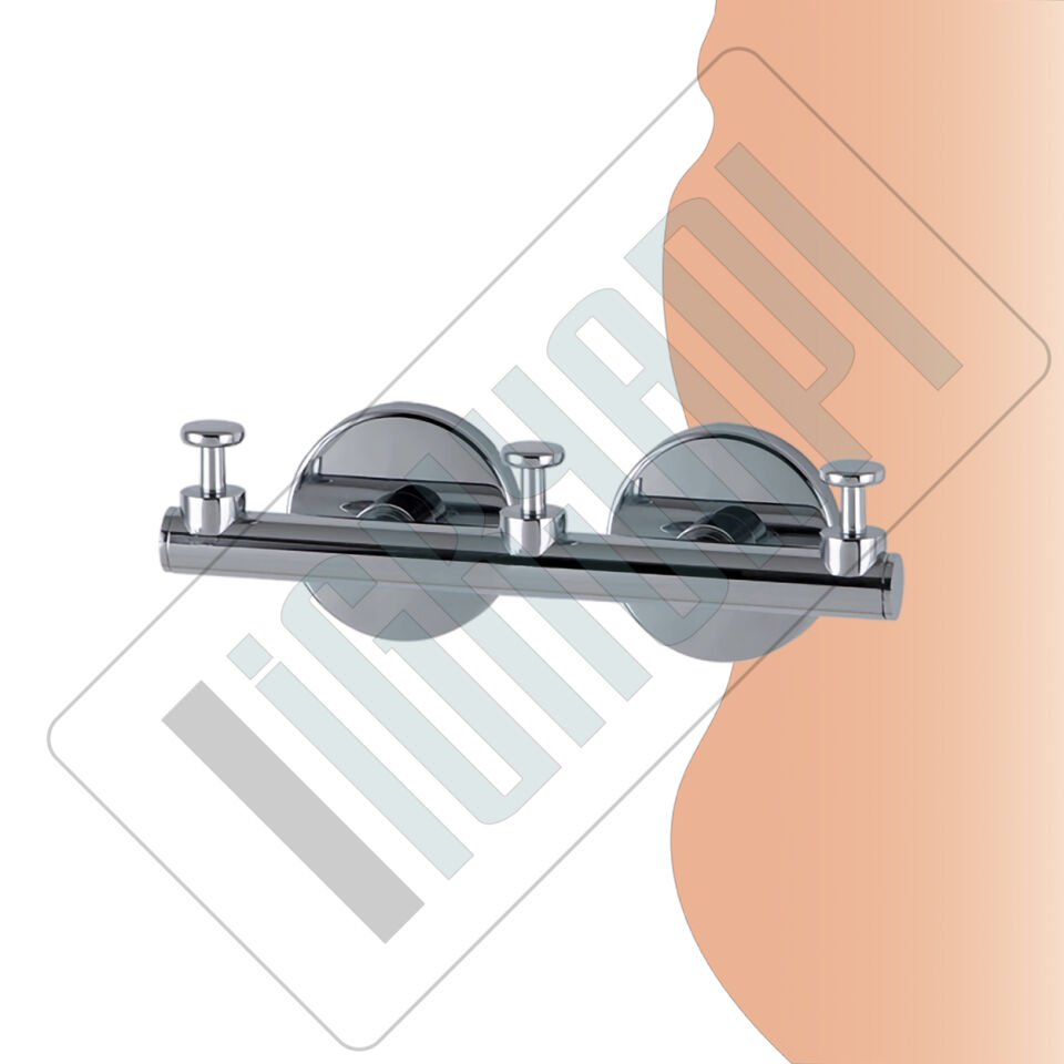 İGK YAPI - Çelik Banyo Flora Üçlü Askılık (FL10-070)
