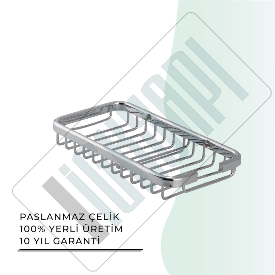 İGK YAPI - Çelik Banyo Mercan Süngerlik 10X19CM (25-003)