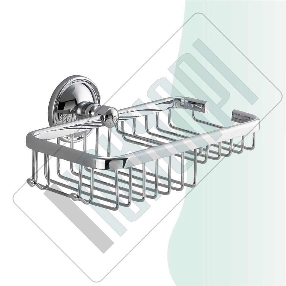 İGK YAPI - Çelik Banyo Mercan Rozetli Lifli Süngerlik 10X19CM (25-006)