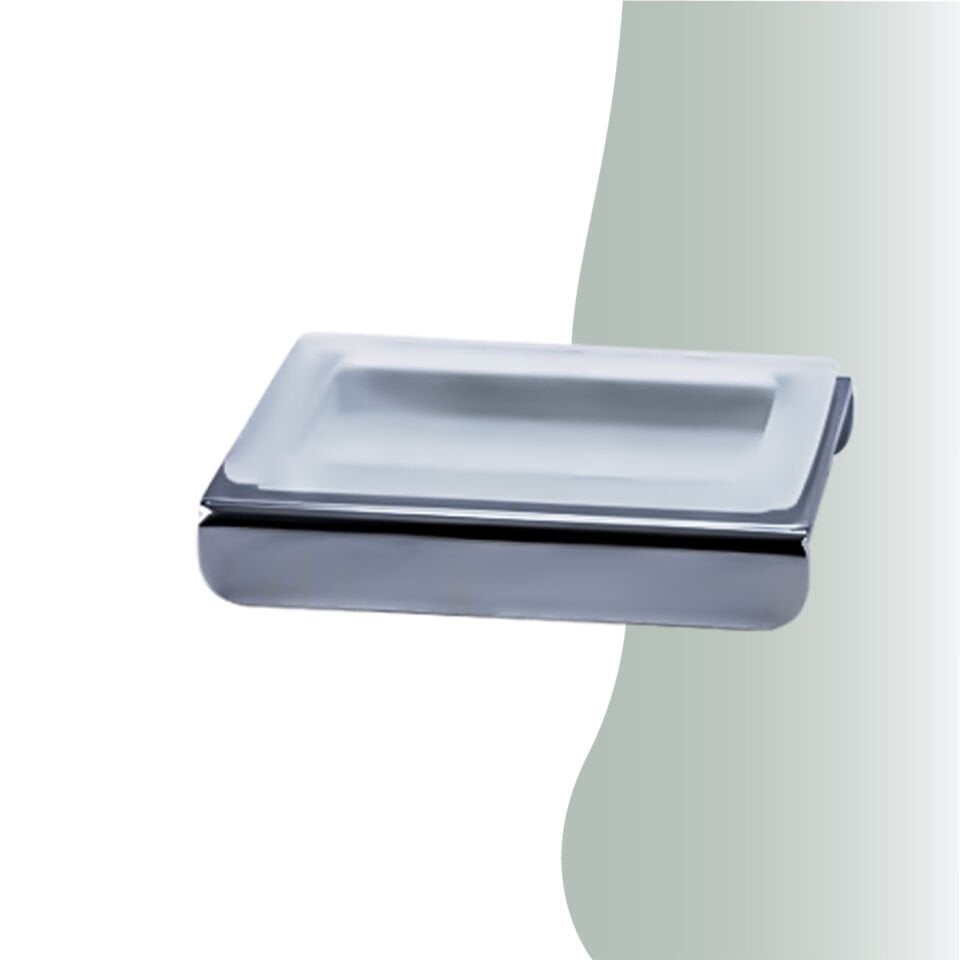 İGK YAPI - Çelik Banyo Paris Set Üstü Sabunluk (PS10-018)