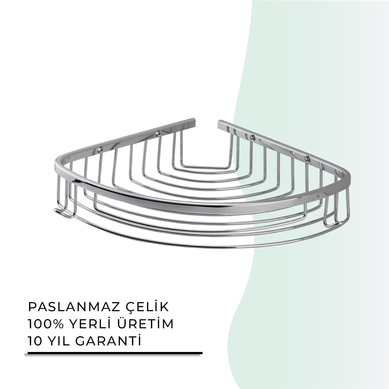 İGK YAPI - Çelik Banyo Destina Tekli Süngerlik 19X19CM (25-111)
