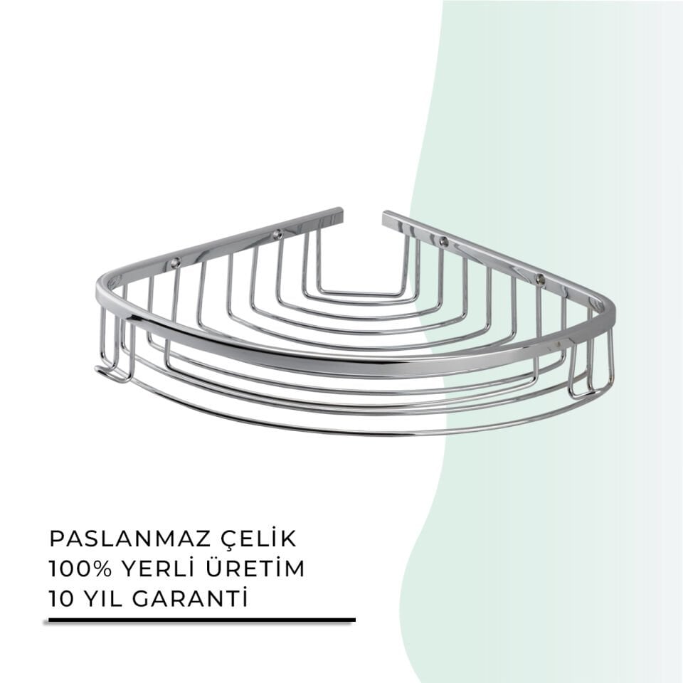 İGK YAPI - Çelik Banyo Destina Tekli Süngerlik 19X19CM (25-111)