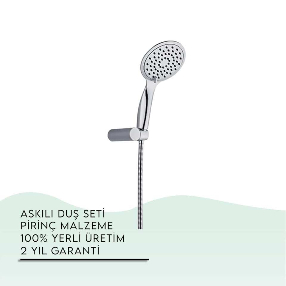 İGK YAPI - TEMA Slim Askılı Duş Seti (52020)