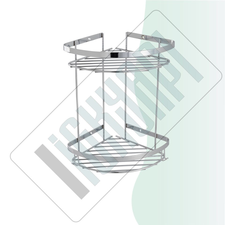 İGK YAPI - Çelik Banyo Zerrin İkili Süngerlik Paslanmaz 304 (P10-002)