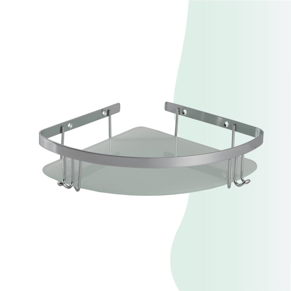 İGK YAPI - Çelik Banyo Zerrin Tekli Camlı Süngerlik Paslanmaz 304 (P10-013)