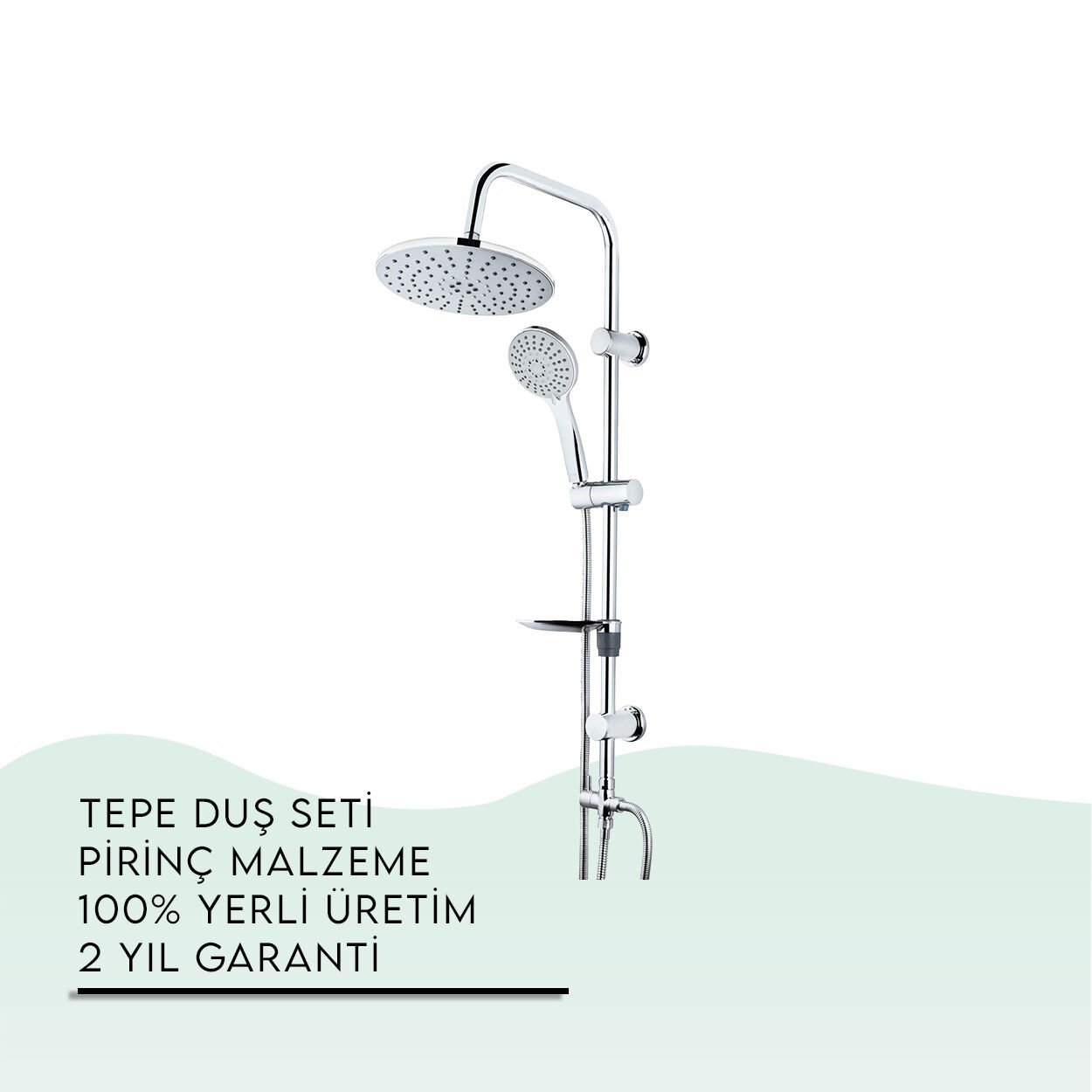 İGK YAPI - TEMA Rain Tondo Tepe Duş Seti (53230)