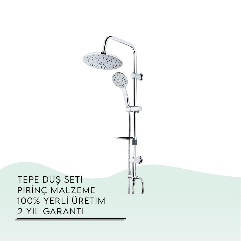 İGK YAPI - TEMA Rain Tondo Tepe Duş Seti (53230)