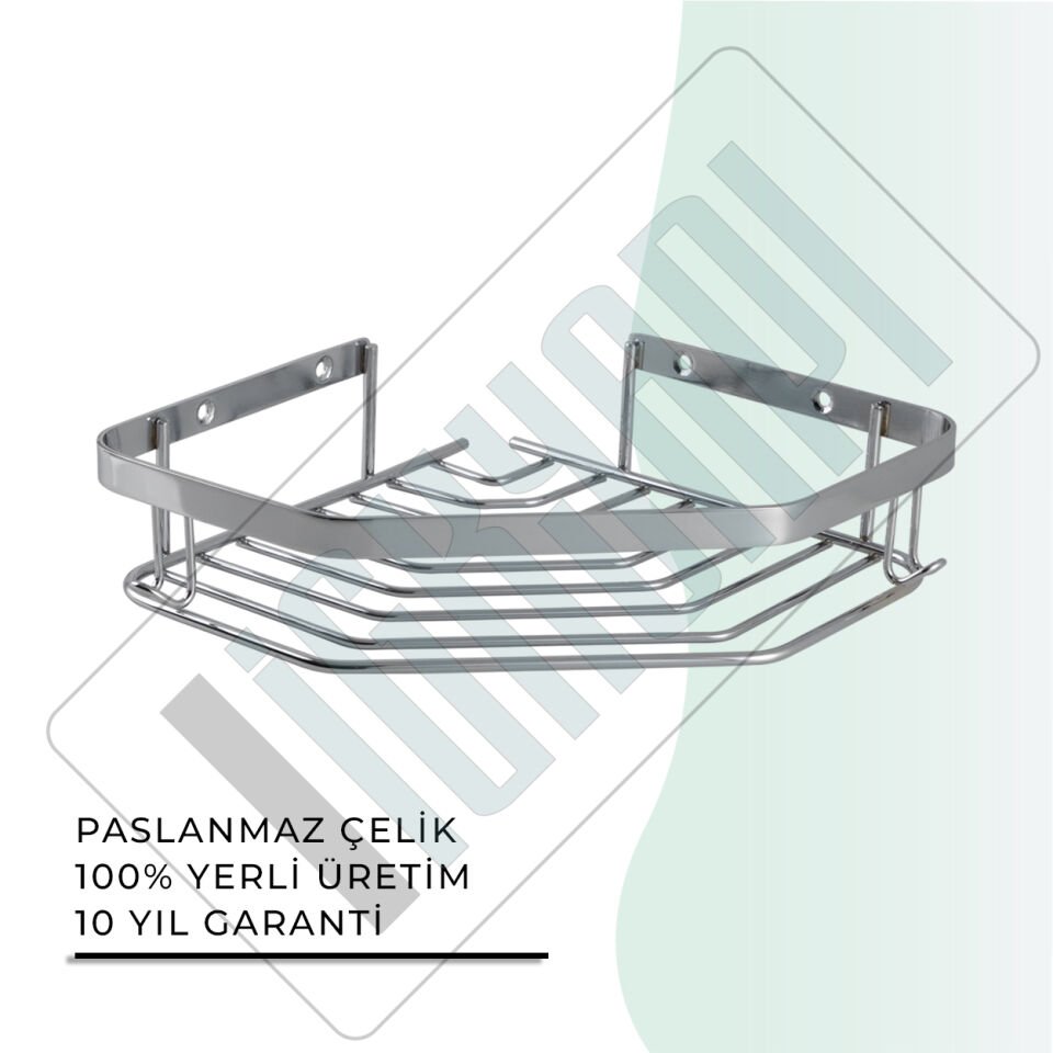 İGK YAPI - Çelik Banyo Erpa Tekli Süngerlik Paslanmaz 304 (P10-019)