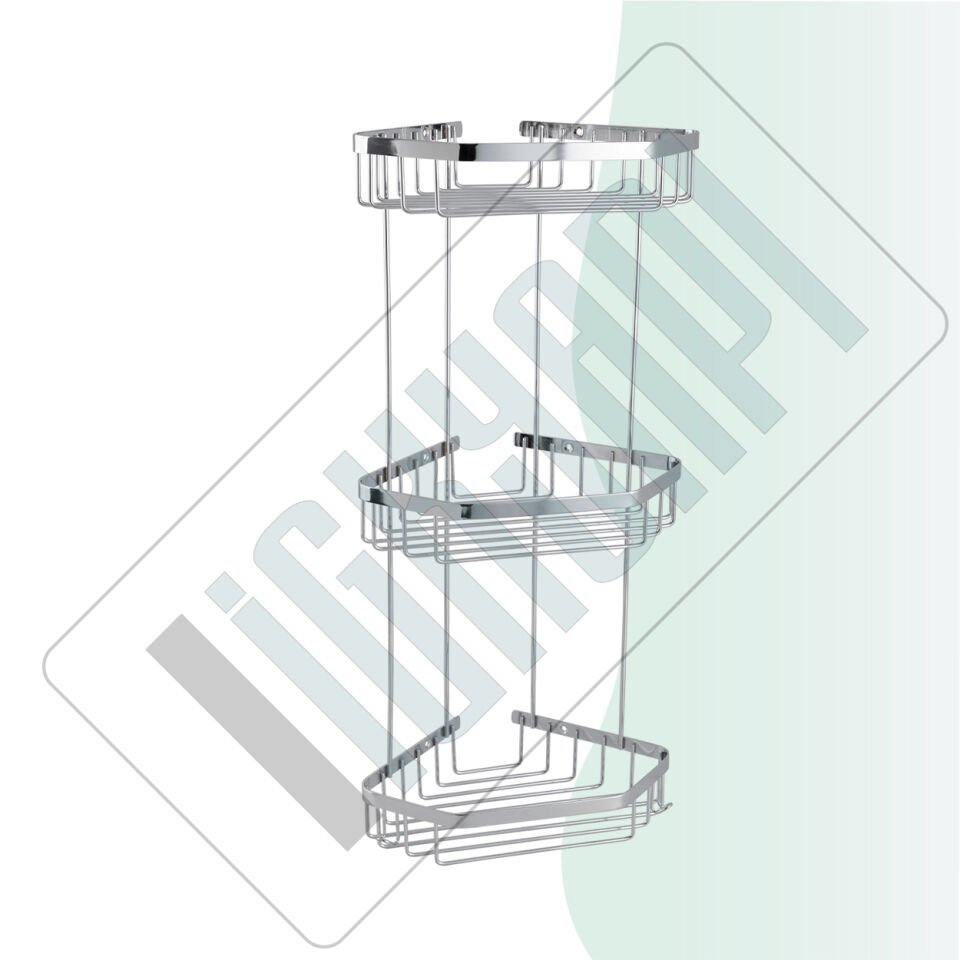 İGK YAPI - Çelik Banyo Erpa Üçlü Süngerlik Paslanmaz 304 (P10-021)