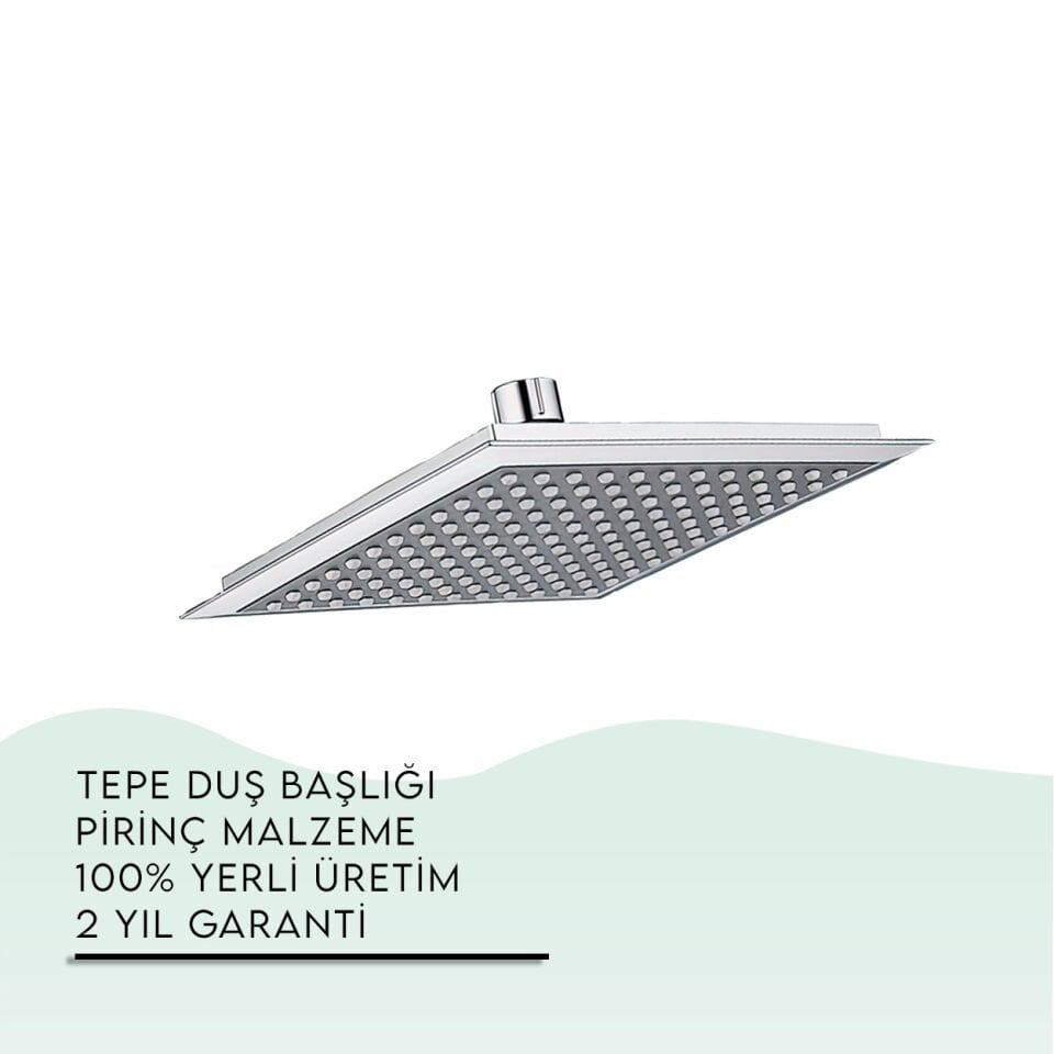 İGK YAPI - TEMA Quadro Tepe Duş Başlığı (55200)