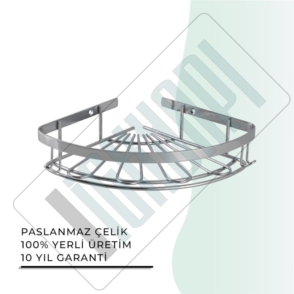 İGK YAPI - Çelik Banyo Zirve Tekli Süngerlik Paslanmaz 304 (P10-040)