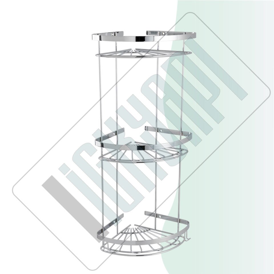 İGK YAPI - Çelik Banyo Zirve Üçlü Süngerlik Paslanmaz 304 (P10-042)