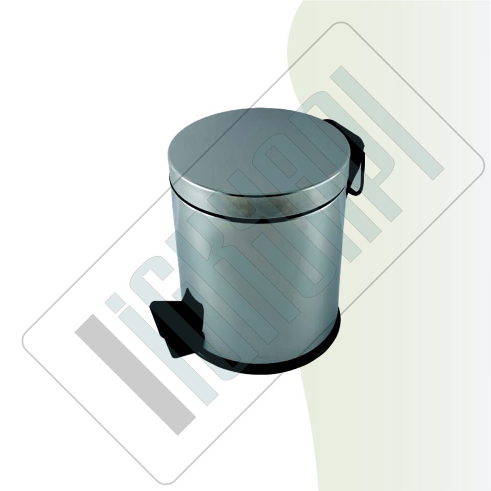 İGK YAPI - Çelik Banyo Pedallı Çöp Kovası 3lt 430 (70-012)