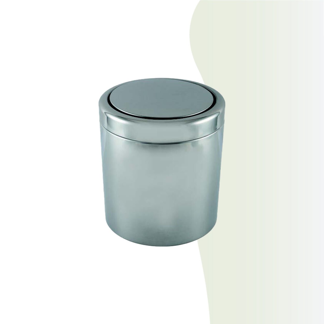 İGK YAPI - Çelik Banyo Pratik Çöp Kovası 12lt 430 (70-118)