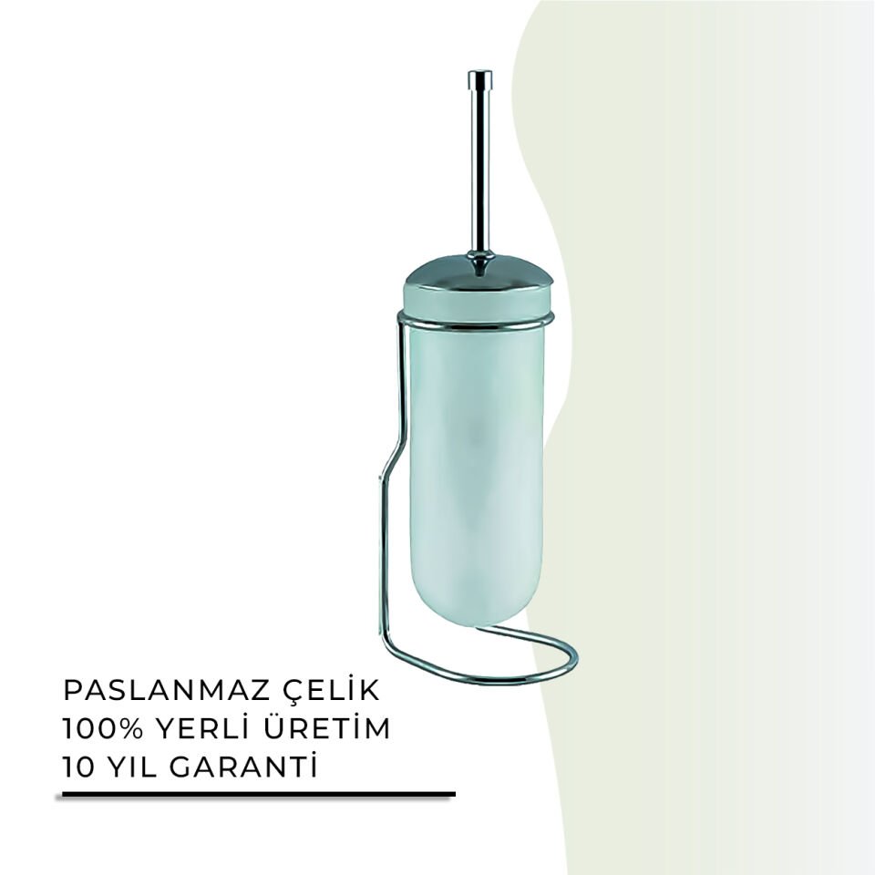 İGK YAPI - Çelik Banyo Toros Klozet Fırçası (70-023)