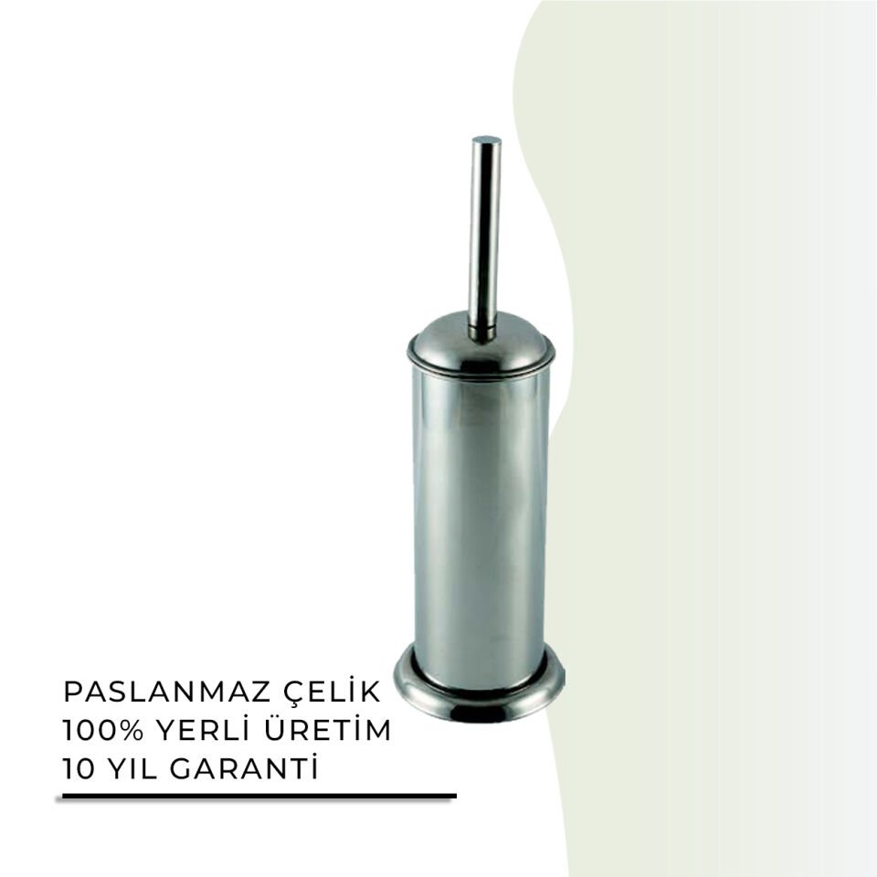 İGK YAPI - Çelik Banyo Ceren Klozet Fırçası Biyeli 304 (70-030)