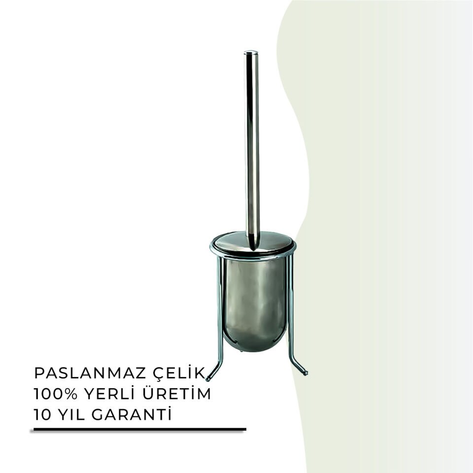 İGK YAPI - Çelik Banyo Güz Üç Bacaklı Klozet Fırçası(70-045)