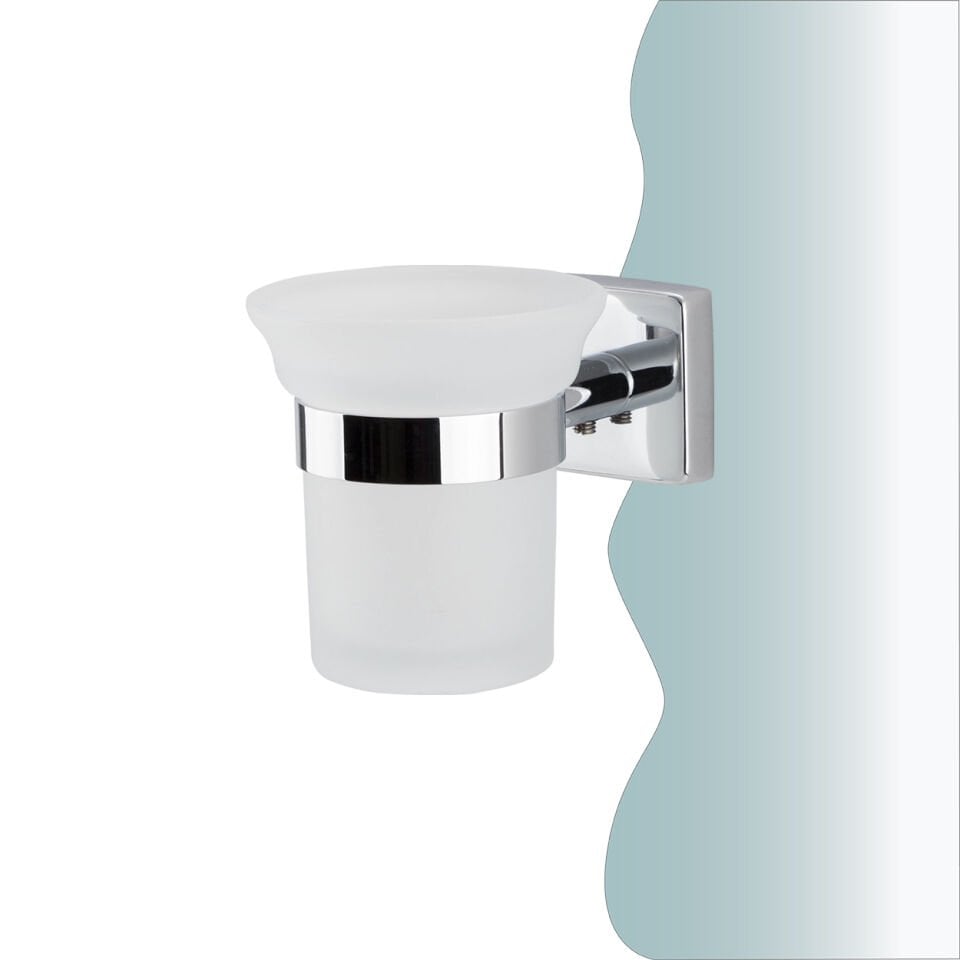 İGK YAPI - Çelik Banyo Vizyon Montajlı Diş Fırçalık (VZ10-004)