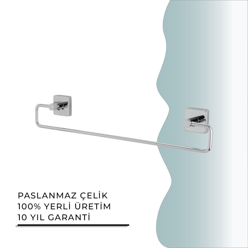 İGK YAPI - Çelik Banyo Vizyon Uzun Havluluk 45cm (VZ10-006)