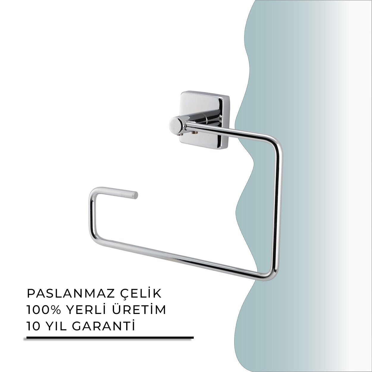 İGK YAPI - Çelik Banyo Vizyon Kare Havluluk (VZ10-008)