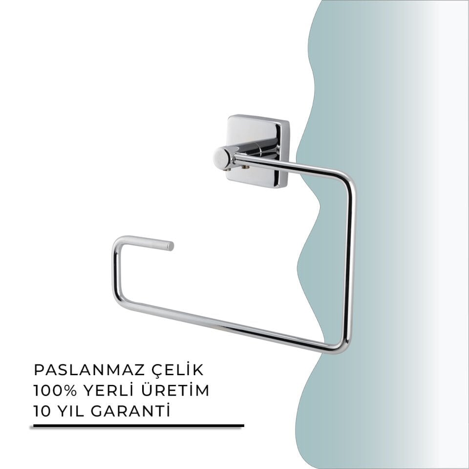 İGK YAPI - Çelik Banyo Vizyon Kare Havluluk (VZ10-008)