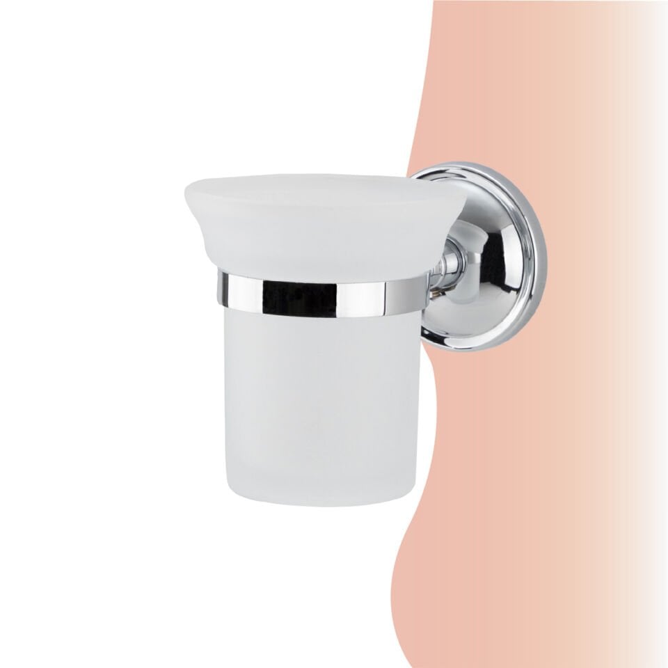 İGK YAPI - Çelik Banyo Bella Diş Fırçalık (BS10-004)