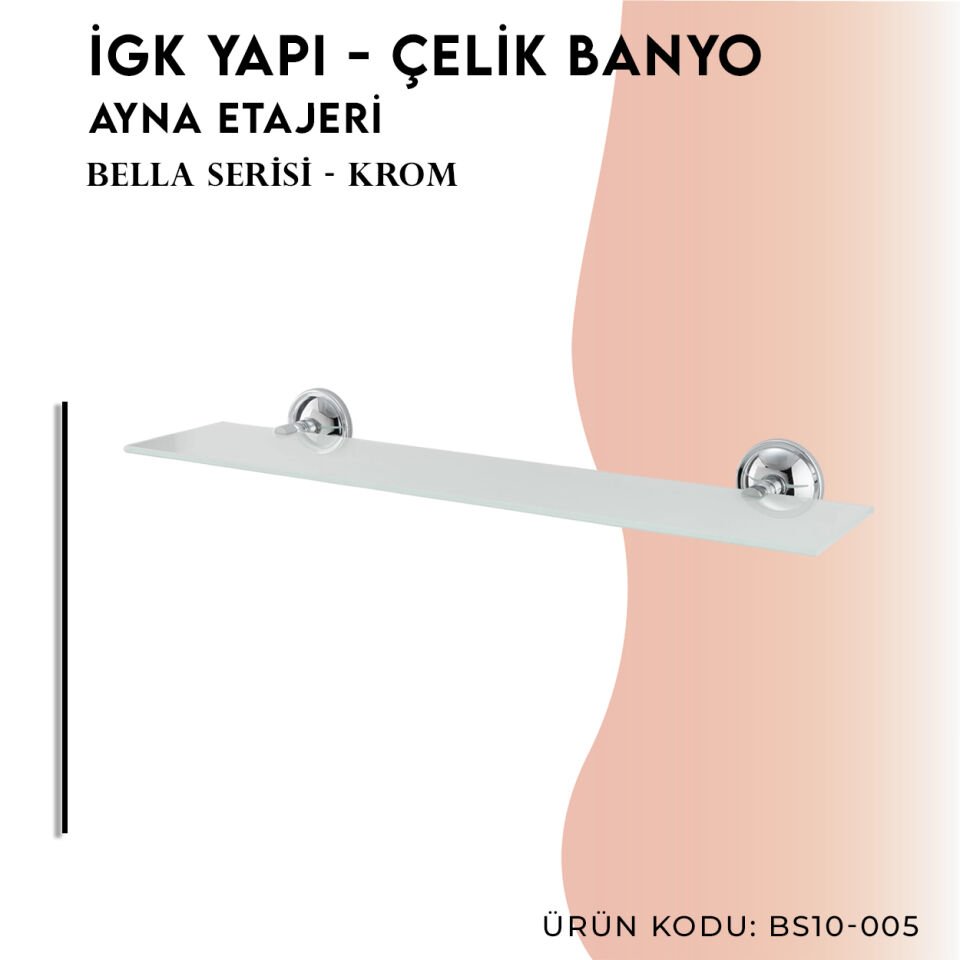 İGK YAPI - Çelik Banyo Bella Etajer (BS10-005)