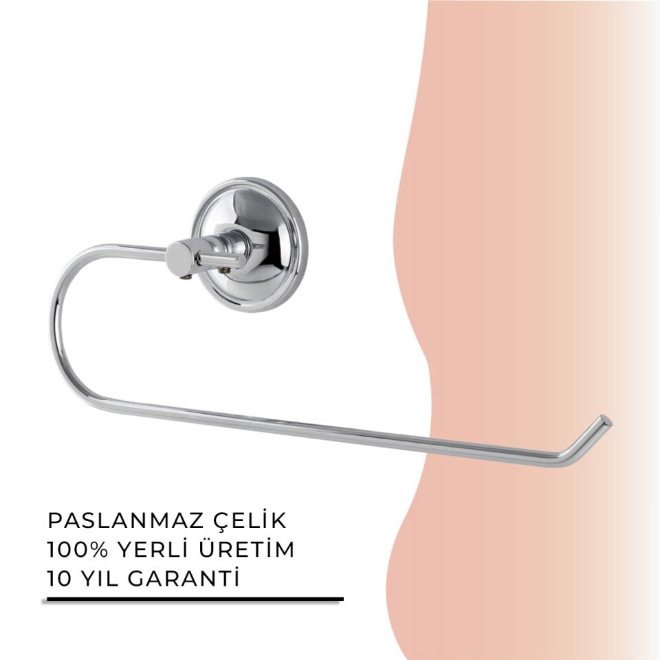 İGK YAPI - Çelik Banyo Bella Açık Kâğıt Havluluk (BS10-018)