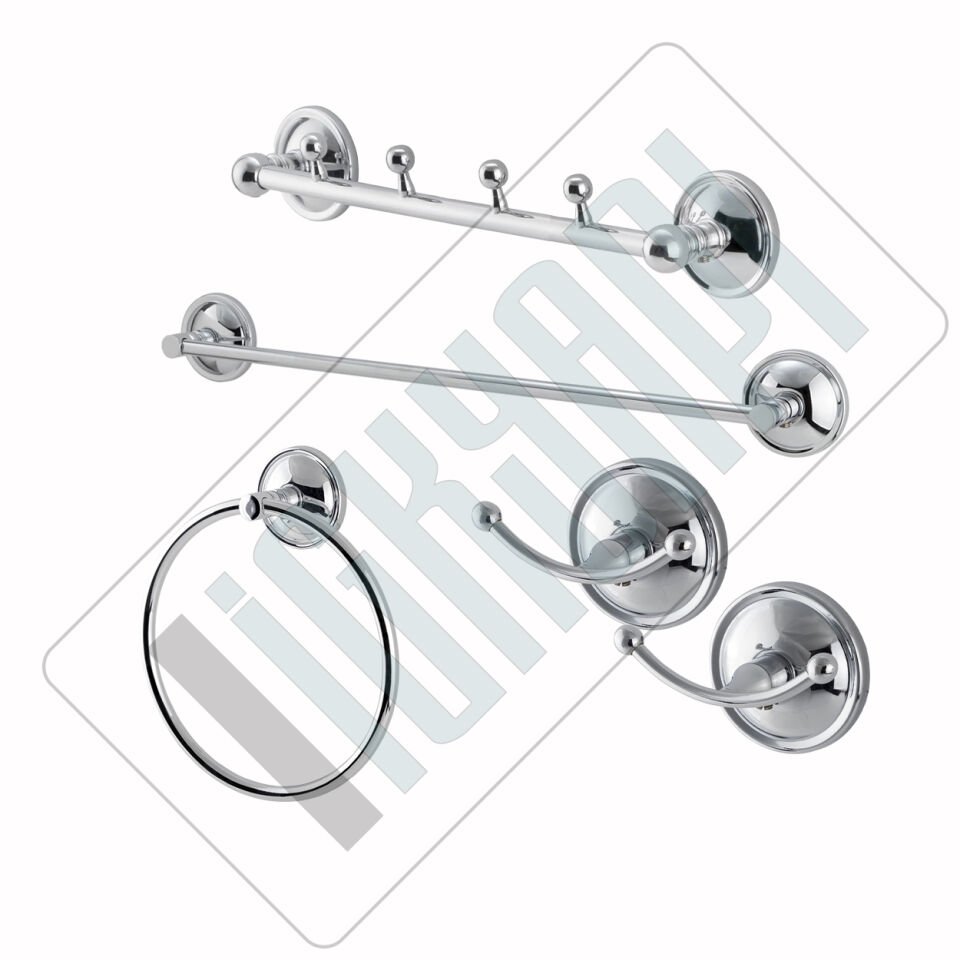 İGK YAPI - Çelik Banyo Bella Banyo Aksesuar Seti -6(5 Parça)