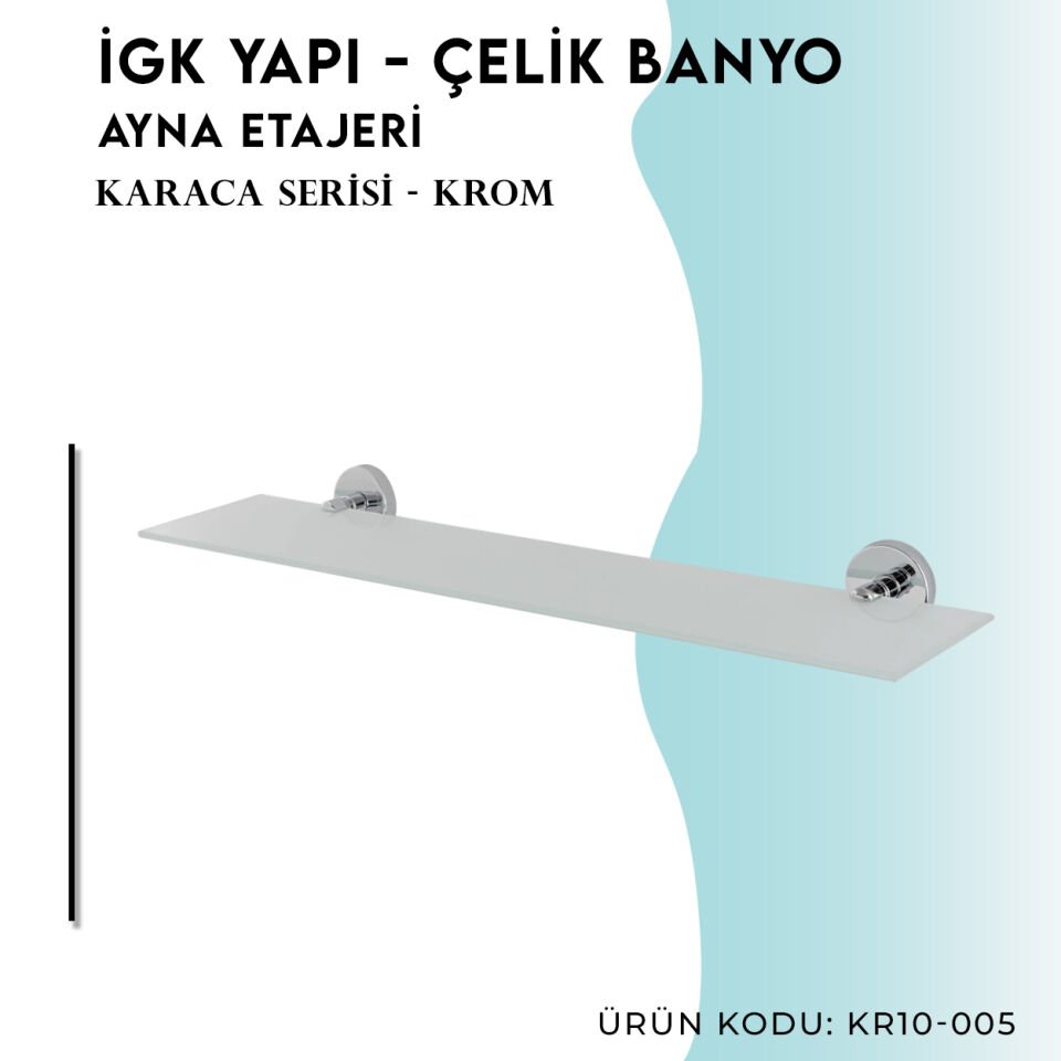 İGK YAPI - Çelik Banyo Karaca Etajer (KR10-005)