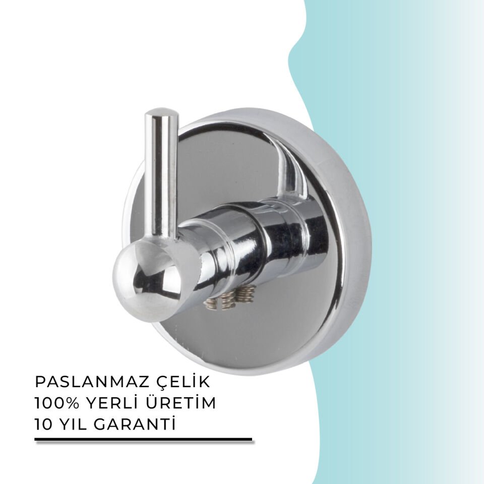 İGK YAPI - Çelik Banyo Karaca Bornozluk Tekli (KR10-030)