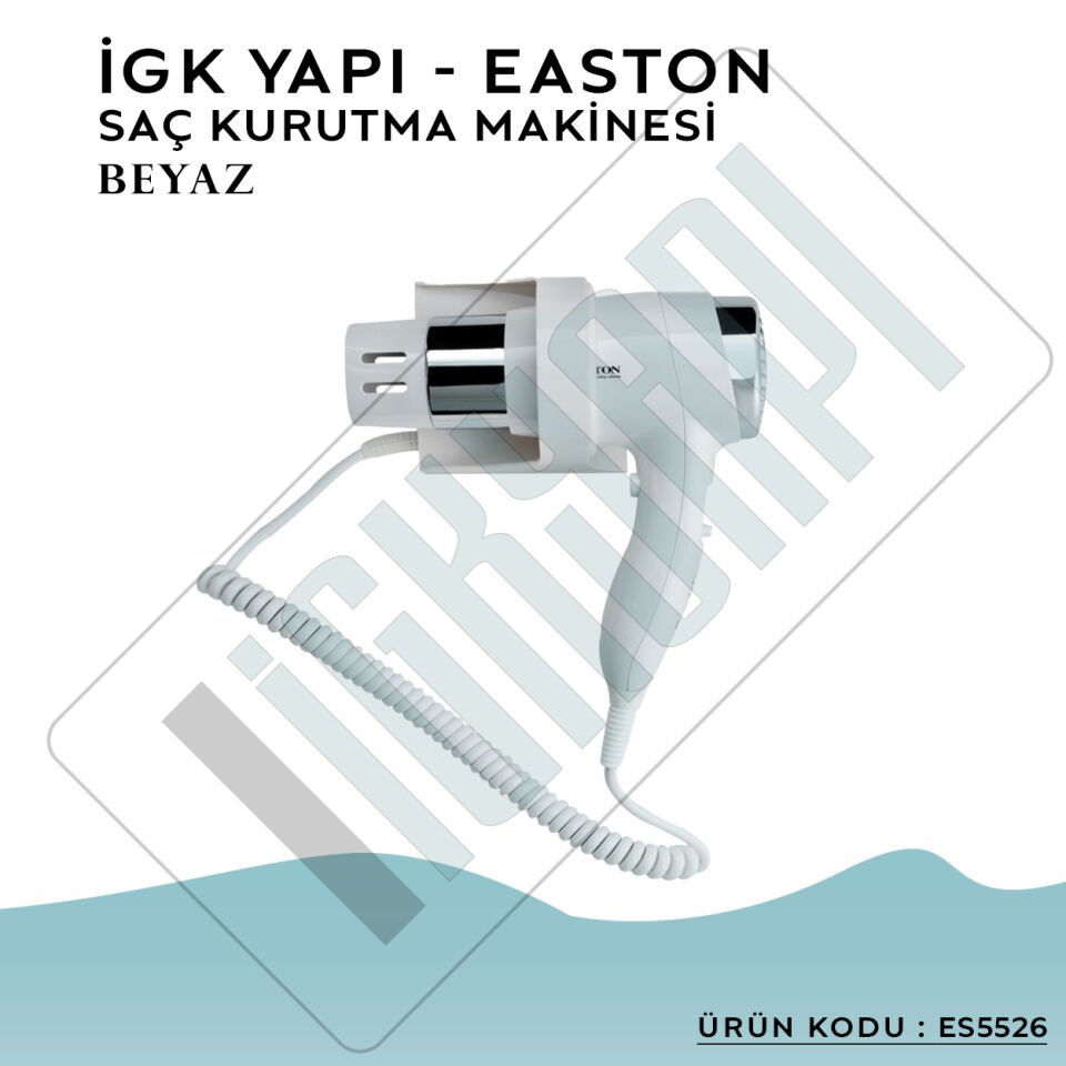 İGK YAPI – Easton Saç Kurutma Makinesi (ES5526)