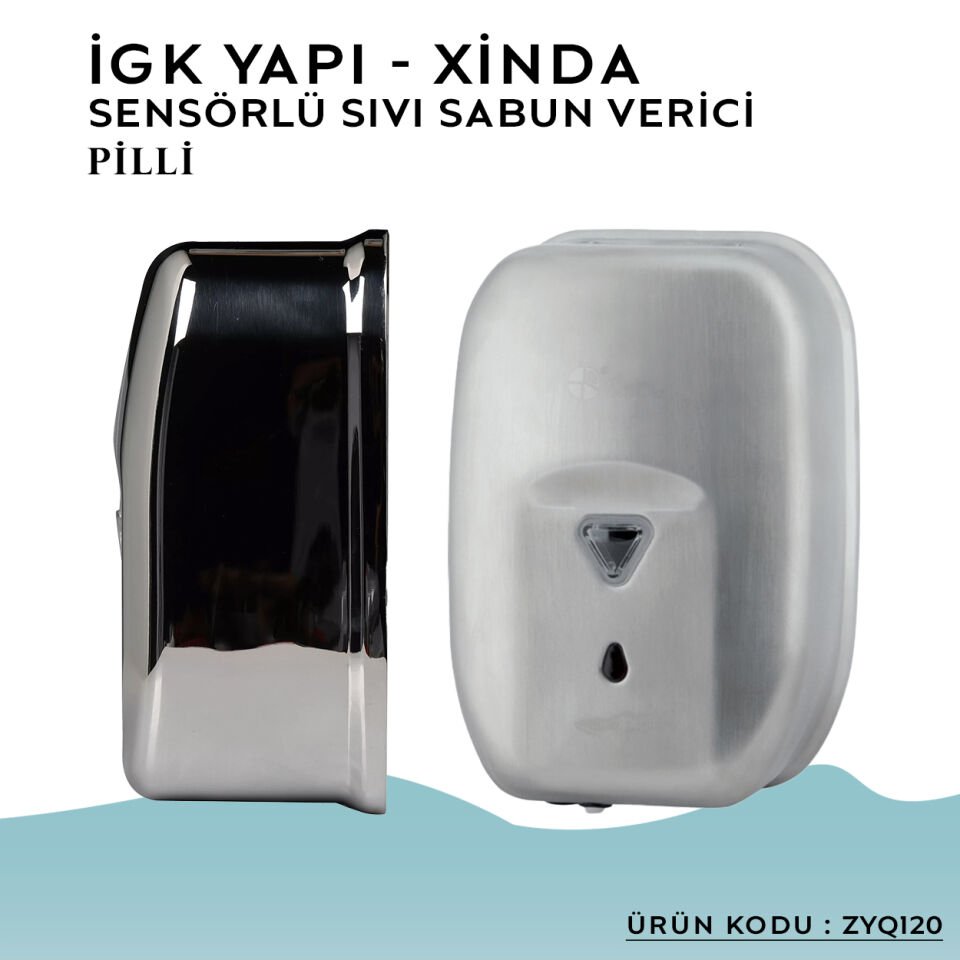 İGK YAPI – XinDa Fotoselli Pilli Sıvı Sabun Dispanseri (ZYQ120)