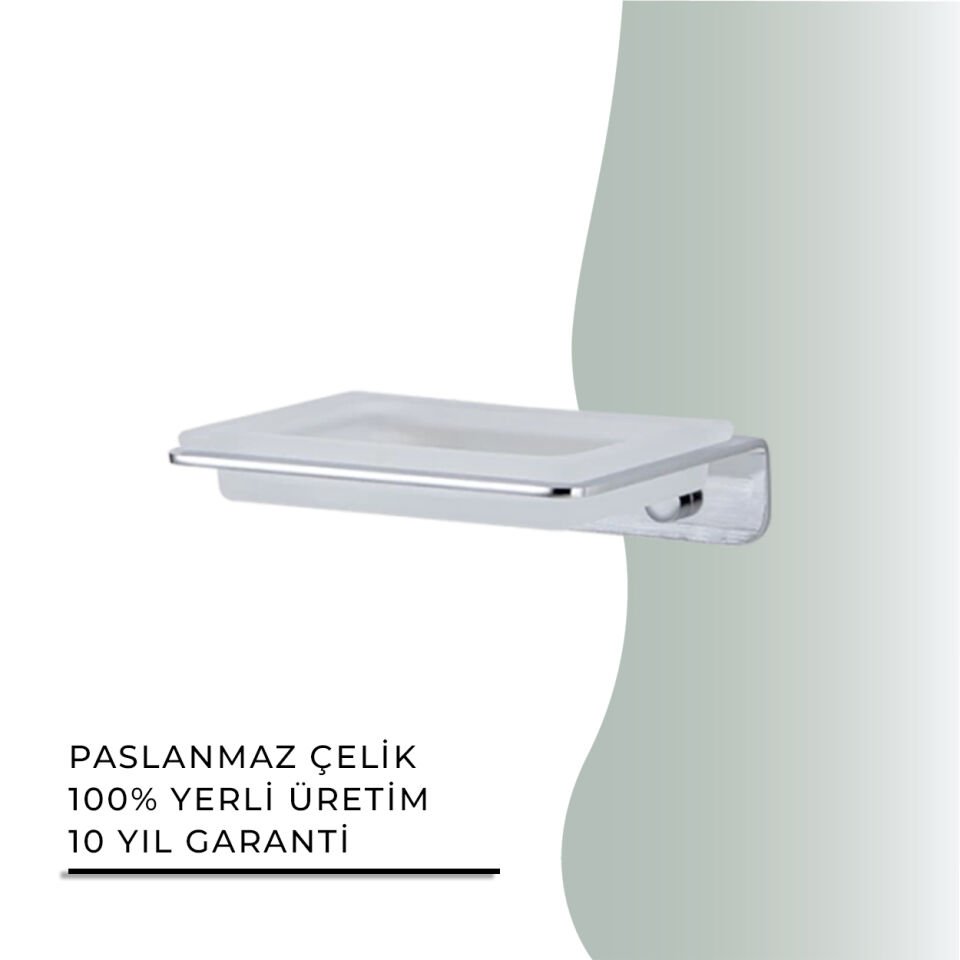İGK YAPI - Çelik Banyo Paris Montajlı Sabunluk (PS10-004)
