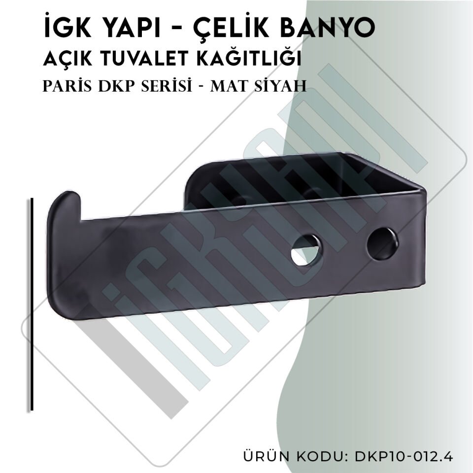 İGK YAPI - Çelik Banyo Paris Tuvalet Kâğıtlığı (DKP10-012.4)