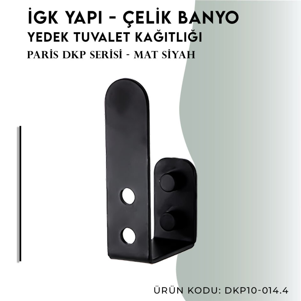İGK YAPI - Çelik Banyo Paris Yedek Tuvalet Kâğıtlığı (DKP10-014.4)